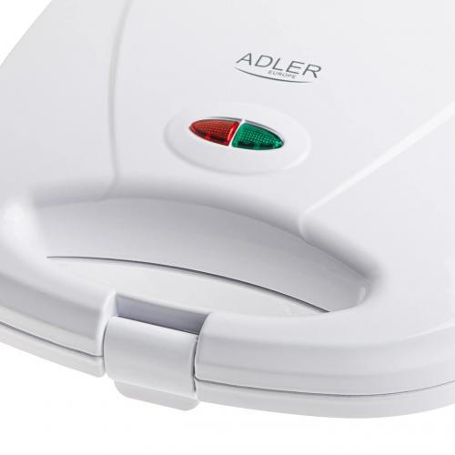 Контактний гриль електричний Adler AD 3072 білий