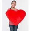 Плюшева іграшка Mister Medved Подушка-серце 75 см Червоний (024)