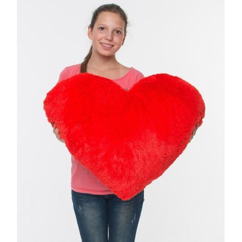 Плюшева іграшка Mister Medved Подушка-серце 75 см Червоний (024) Плюшева іграшка Mister Medved Подушка-серце 75 см Червоний (024)