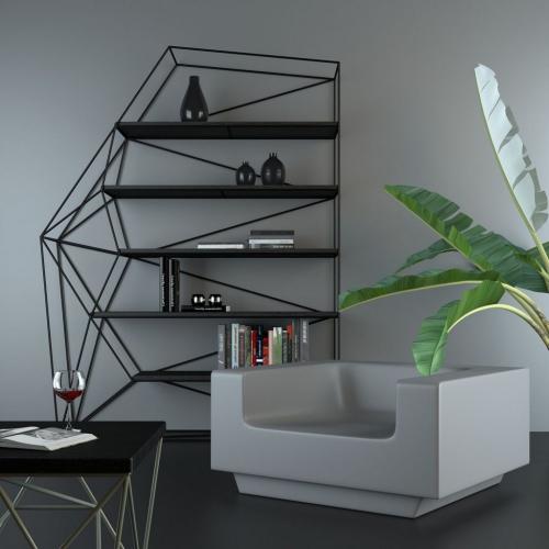 Стелаж GoodsMetall у стилі Лофт 1900х1560х360 СТЖ1179