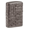 Запальничка бензинова Zippo Logos Design Сірий (46312)