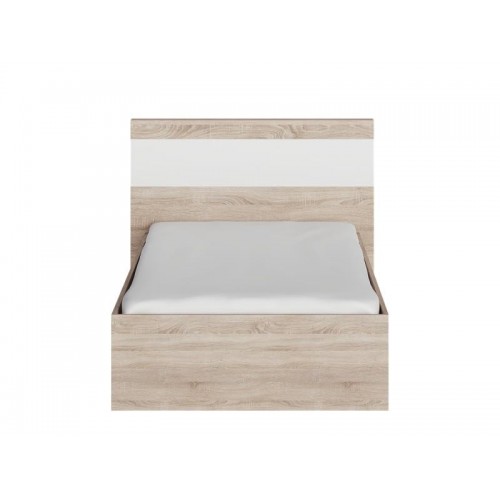 Односпальне ліжко Еверест Соната-900 сонома + білий в інтернет супермаркеті PbayMarket!