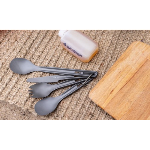Набір столових приладів Sea to Summit Frontier UL Cutlery Set 3 шт Темно-сірий (STS ACK034021-121702) Набір столових приладів Sea to Summit Frontier UL Cutlery Set 3 шт Темно-сірий (STS ACK034021-121702)