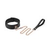 Нашийник з повідцем Liebe Seele Black Organosilicon Collar with Leash в інтернет супермаркеті PbayMarket!