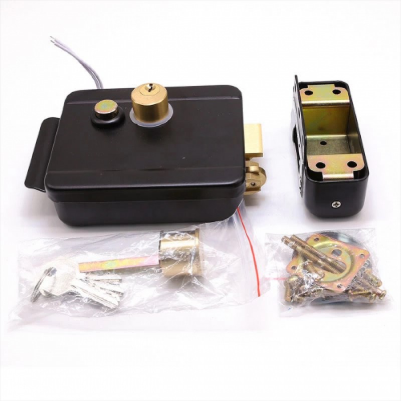 Замок електромеханічний накладний GreenVision GV LEMch-110 Black