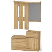 Передпокій Влада Компанит Дуб сонома (110х38х168,3 см)