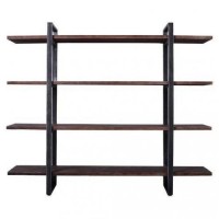 Стелаж для зберігання в стилі Loft Чорний NS-1851 1010x1180x290 мм Стелаж для зберігання в стилі Loft Чорний NS-1851 1010x1180x290 мм