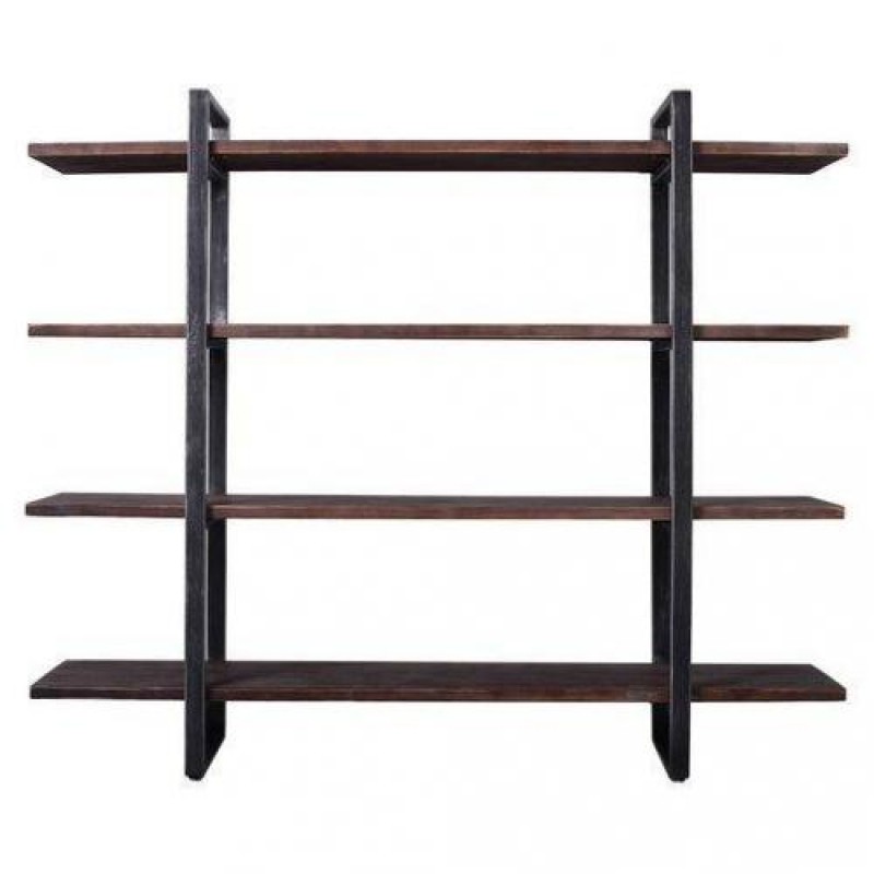 Стелаж для зберігання в стилі Loft Чорний NS-1851 1010x1180x290 мм