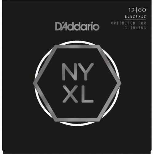 Струни для електрогітари D'Addario NYXL1260 Extra Heavy 12/60 Струни для електрогітари D'Addario NYXL1260 Extra Heavy 12/60