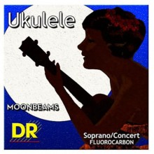 Струни для укулеле DR Strings UFSC Moonbeams Soprano/Concert Fluorocarbon Ukulele Strings