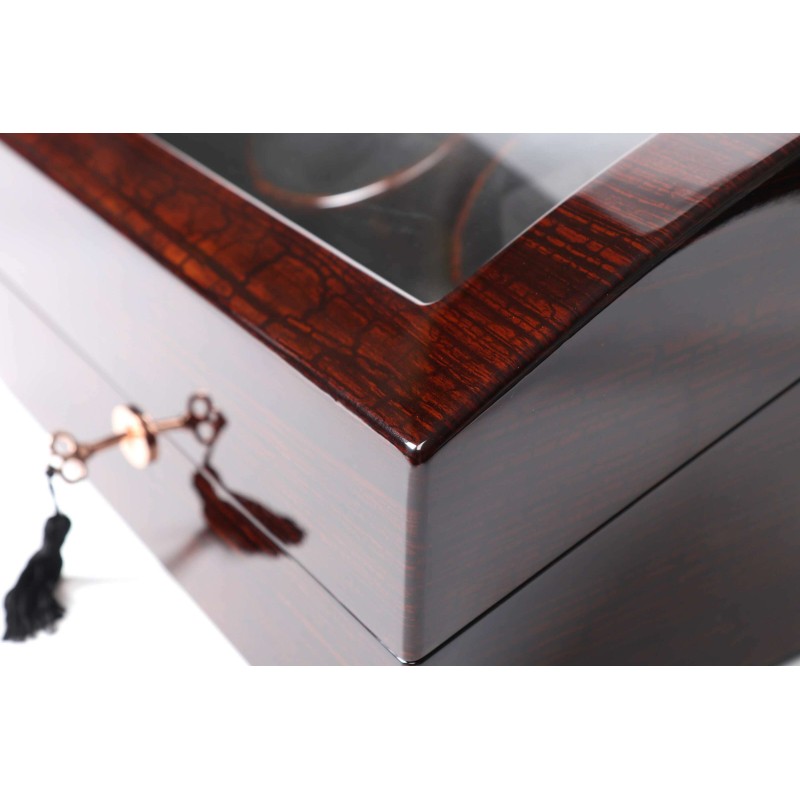 Шкатулка Salvadore для підзаводу 4 годинників 031/GF/F/5L 2x4+ Коричневий