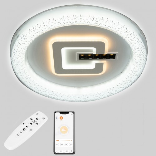 Стельова LED люстра Sunlight 6211/500 Білий