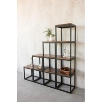 Стелаж GoodsMetall в стилі Лофт 1800х1800х400  Стелаж GoodsMetall в стилі Лофт 1800х1800х400