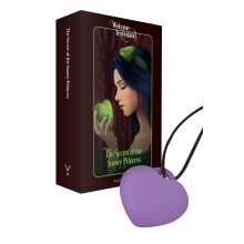 Міні-вібратор Серце FairyGasm PleasureStone 9 режимів violet  (SX0646)