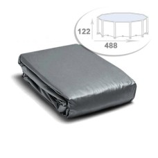 Набір: Чаша для каркасного басейну Intex 12434. Розмір 488 x 122 см