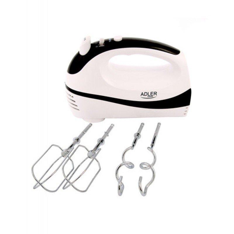 Міксер ручний Adler AD 4205 black/white