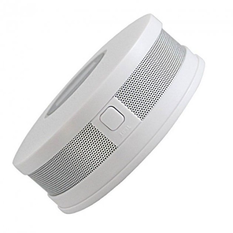 Комбінований датчик чадного газу + датчик диму з сиреною 2 в 1 JKD 512COM-W