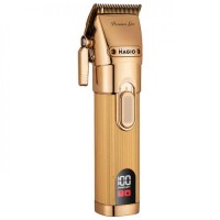 Бездротова машинка для стрижки волосся з дисплеєм MAGIO МG-587 титан Gold Бездротова машинка для стрижки волосся з дисплеєм MAGIO МG-587 титан Gold