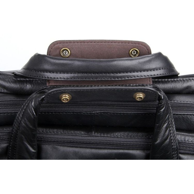 Сумка чоловіча Vintage 14242 для ноутбука 15.6 Чорна, Чорний