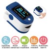 Пульсоксиметр Pulse Oximeter Healer AD807 електронний на палець Синій в інтернет супермаркеті PbayMarket!