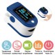Пульсоксиметр Pulse Oximeter Healer AD807 електронний на палець Синій