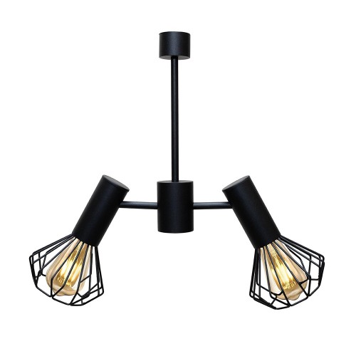 Люстра MSK Electric Diadem на два плафони Е27 NL 22152-2 BK Чорний (619803) Люстра MSK Electric Diadem на два плафони Е27 NL 22152-2 BK Чорний (619803)