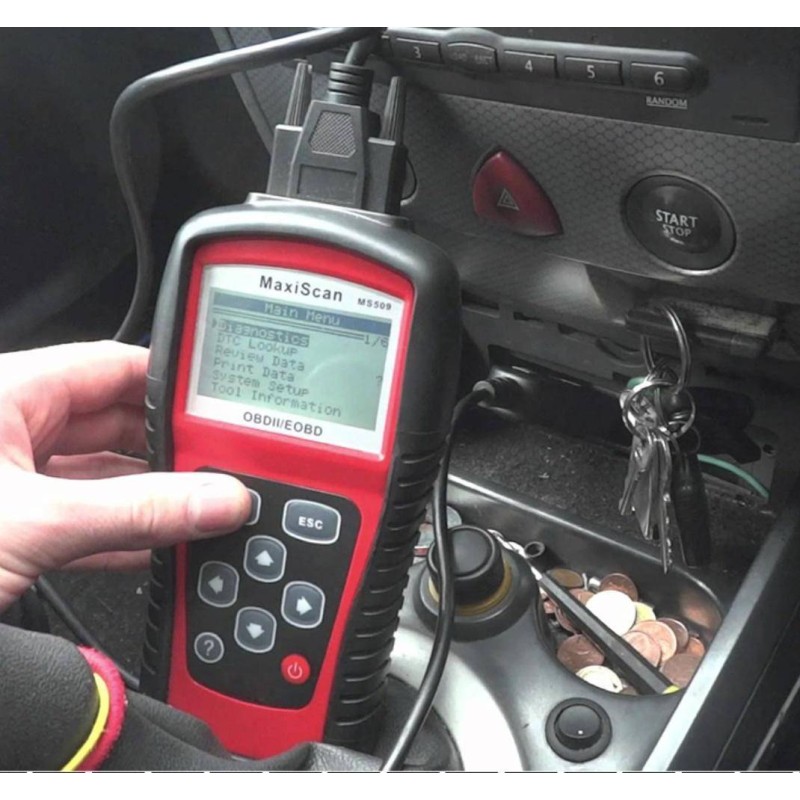 Автомобільний універсальний діагностичний сканер Konnwei OBDII/EOBD scanner 808KWHS