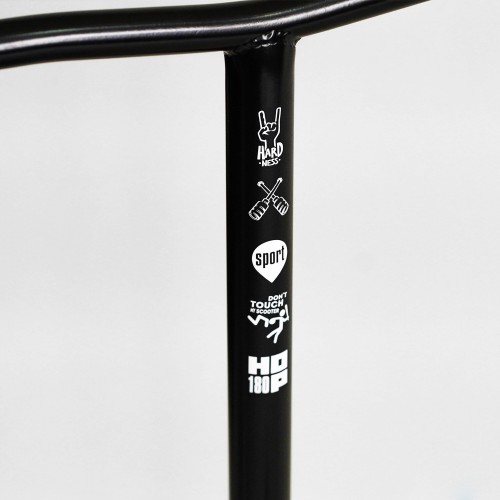 Самокат трюковий Best Scooter Hop Pro HIC-система пеги алюмінієвий диск та дека колеса PU Black (115638)