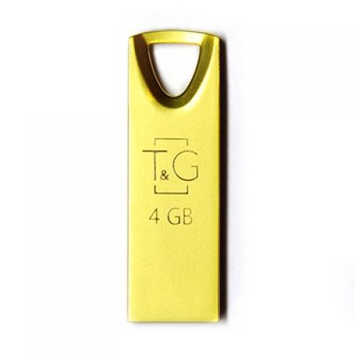 Флеш-накопичувач USB 4GB T&G 117 Metal Series Gold (TG117GD-4G) в інтернет супермаркеті PbayMarket!