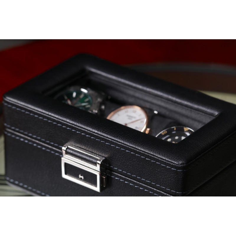 Скринька для зберігання годинників Salvadore Чорний CR/150/3.BG