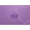 Міні-вібратор Серце FairyGasm PleasureStone 9 режимів violet (SX0646)