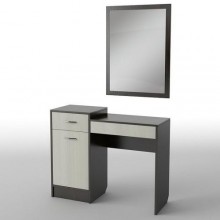 Туалетний столик Тиса Мебель БС-1 Венге Дуб молочний 80x40x100 см