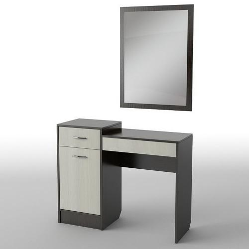 Туалетний столик Тиса Мебель БС-1 Венге Дуб молочний 80x40x100 см Туалетний столик Тиса Мебель БС-1 Венге Дуб молочний 80x40x100 см