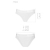 Трусики з прозорою вставкою Passion PS002 PANTIES white, size XL в інтернет супермаркеті PbayMarket!