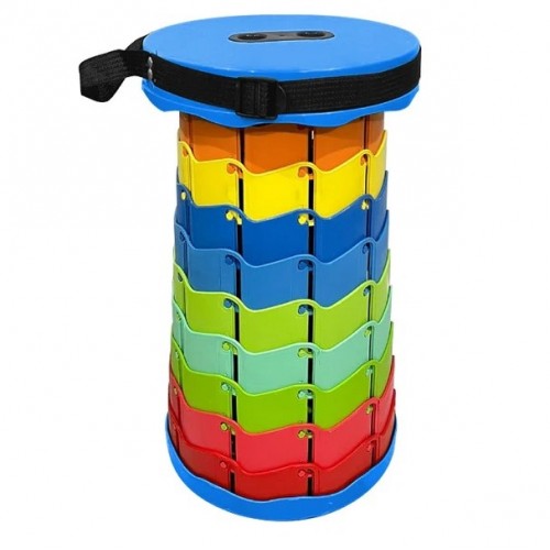 Складаний туристичний стілець OPT-TOP Telescopic stool 47х25 см Різнокольоровий (2104618575)