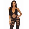 Бодістокінг Leg Avenue Illusion halter bodystocking One size Black, доступ в інтернет супермаркеті PbayMarket!