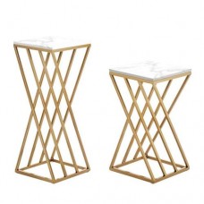 Комплект підставок для квітів у стилі Loft NS-313 1030x300x300 мм Золотой