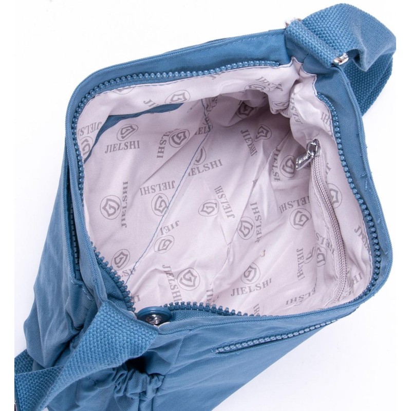 Жіноча сумка на плече JIELSHI LANH6-31 28х17х11 см Синій (2446121278)