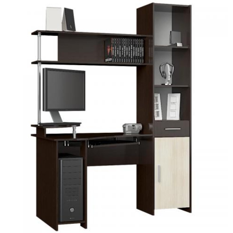 Кутовий стіл з пеналом Еверест Профі тумба Права (EVR-2180)