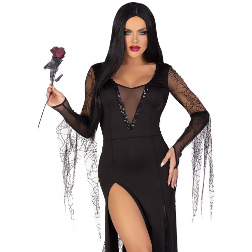 Еротичний костюм Мортіші Аддамс Leg Avenue Sexy Spooky Morticia S в інтернет супермаркеті PbayMarket!