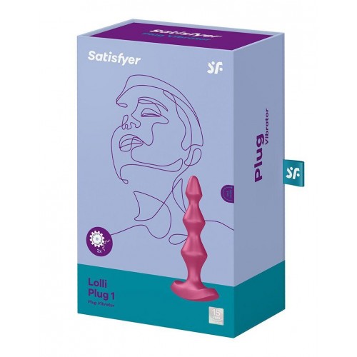 Анальний стимулятор-намистини з двома моторами Satisfyer Lolli-Plug 1 Berry в інтернет супермаркеті PbayMarket!