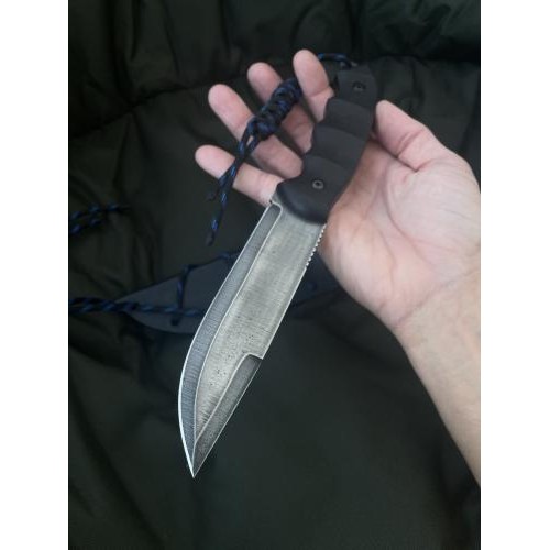 Ніж туристичний Gorillas BBQ Мандрівник мілітарі сталь 65г KN113 (5228)