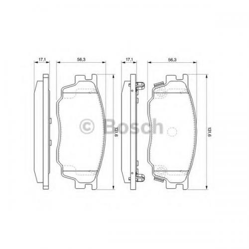 Колодки гальмові Bosch дискові передні MAZDA 6 1.8 >>07 0986494078 в інтернет супермаркеті PbayMarket!