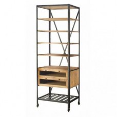 Стелаж для зберігання в стилі Loft NS-1892 2280x800x450 мм Черный