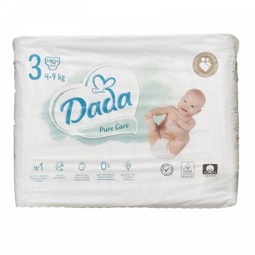 Підгузники Dada Pure Care 3 (4-9 кг) 40 шт в інтернет супермаркеті PbayMarket!