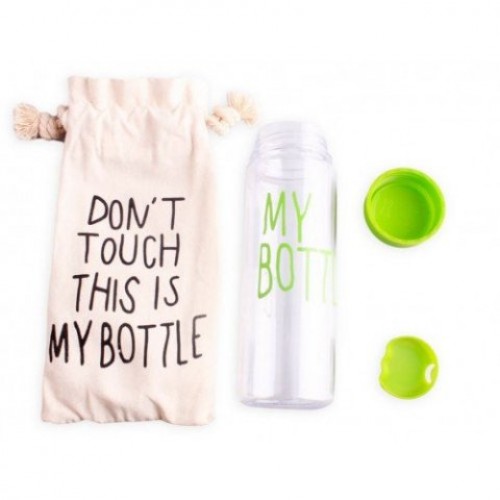 Пляшечка для води My Bottle у чохлі 500 мл Зелений