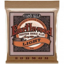 Струни для акустичної гітари Ernie Ball 2148 Earthwood Acoustic Phosphor Bronze 11/52