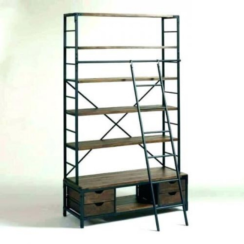Стелаж для зберігання в стилі Loft NS-1761 2630x1400x500 мм Черный