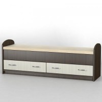 Комод приліжковий Тиса Мебель КП-110 Венге Дуб молочний 55x41x140 см Комод приліжковий Тиса Мебель КП-110 Венге Дуб молочний 55x41x140 см