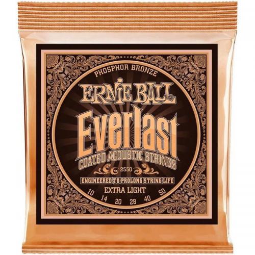 Струни для акустичної гітари Ernie Ball 2550 Everlast Extra Light Phosphor Bronze Acoustic 10/50 Струни для акустичної гітари Ernie Ball 2550 Everlast Extra Light Phosphor Bronze Acoustic 10/50